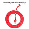 PTron Solero Lite 2A Data Cable L Shape Charging Cable For Android Smartphones (Red)