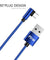 PTron Solero Lite 2A Data Cable L Shape Charging Cable For Type C Smartphones (Blue)
