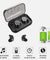 PTron Spunk Bluetooth Headphones Tws Mini Earbuds With Powercase For All Smartphones (Black)