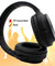 PTron Studio Pro Soundster Bluetooth Headset Stereo Wireless Headphones with Mic for All Smartphones (Black)
