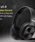 PTron Studio Pro Soundster Bluetooth Headset Stereo Wireless Headphones with Mic for All Smartphones (Black)