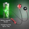 PTron InTunes Pro Magnetic Bluetooth Earphones With Mic For All Smartphones (Red/Black)