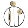 PTron InTunes Pro Magnetic Bluetooth Earphones With Mic For All Smartphones (Gold/Black)