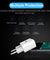 PTron Volta 3.1A Dual USB Slot Fast Charging Travel Adapter for All Smartphones (White)