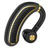 PTron Eleganto Bluetooth v5.0 CSR Chipset Mono Earphones with Mic for All Smartphones (Black/Gold)
