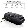 PTron Fusion Bluetooth 5.0 Surround Sound 10W Portable Wireless Speaker with LED Light (Black/Gold)