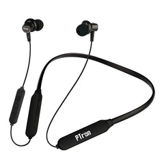 pTron Zap In-Ear Bluetooth Earphone Magnetic Deep Bass Neckband with Mic for All Smartphones (Black)