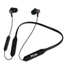 pTron Zap In-Ear Bluetooth Earphone Magnetic Deep Bass Neckband with Mic for All Smartphones (Black)