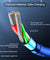 PTron Solero Swing 2A Fast Charging 3 in 1 Nylon Braided USB Cable 1.2M Length for All Smartphones - Blue