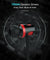 pTron HBE5 Raptor Stereo Sound Bass Wired Headphones with Mic (Black & Red)