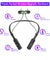 pTron InTunes Elite Bluetooth 5.0 Sports Neckband with 8 Hours Music Time & Mic - (Black/Grey)