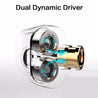 pTron Boom Pro 4D Hi-Fi Dual-driver Stereo Sound Wired Headset with Mic - (White)