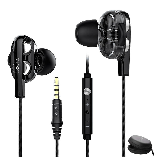 Buy Refurbished - PTron HBE6 Earphone Metal Bass Headphone With Mic ,Get pTron Boom Pro 4D In-Ear Wired Earphones with Mic