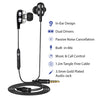 pTron Boom Pro 4D Deep Bass Dual Driver Wired Earphones with Mic for All Smartphones - (Black & Silver)