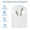 pTron Bassbuds Classic True Wireless Stereo Earbuds, 12Hrs Playback with Case & Mic - (White)
