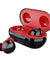 pTron Bassbuds Evo True Wireless Stereo Earphones, 12Hrs Playback with Case & Mic - Black/Red