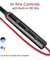 pTron InTunes Beats In-Ear Magnetic Stereo Wireless Neckband with Mic - (Black/Red)