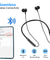 pTron InTunes Beats In-Ear Magnetic Stereo Wireless Neckband with Mic - (Black)