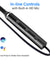 pTron InTunes Beats In-Ear Magnetic Stereo Wireless Neckband with Mic - (Black)