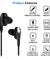 pTron Boom One In-Ear Stereo Sound Wired Earphones with Mic & Volume Control - (Black)
