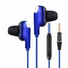 pTron Boom One In-Ear Stereo Sound Wired Earphones with Mic & Volume Control - (Blue)