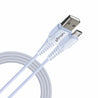 pTron Solero M241 2.4A Micro USB Data & Charging Cable, Made in India, 480Mbps Data Sync, Durable 1 m Cable for Micro USB Devices (White)