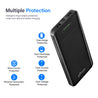 pTron Dynamo Evo 10000mAh Li-Polymer Power Bank, Made in India, 10W 2.1A Fast Charging Power Bank for Smartphones & Dual USB Ports, Type C & Micro USB Input, Safe & Reliable (Black)