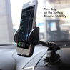 pTron Mount ST4F Adjustable Car Mount Phone Holder for Dashboard & Windshield, 360° Rotating Clamp, Telescopic Extendable Arm, Strong Suction Base & Easy to Install (Black)