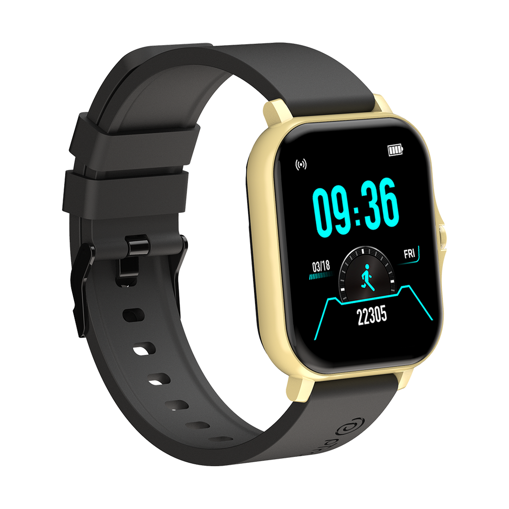 pTron Pulsefit P261 Bluetooth Calling Smartwatch with cm Full Touch Color Display, Real Heart Rate Monitor, SpO2, 150+ Watch Faces, Days Battery