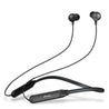 pTron InTunes Classic Bluetooth 5.2 Wireless in-Ear Headphones with Mic, 24Hrs Playback, 13mm Drivers, Punchy Bass, Fast Charging Neckband, Voice Assist, IPX4 & in-line Controls (Black)