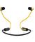 pTron Avento Classic Bluetooth 5.0 Wireless Earphones with Deep Bass & Voice Assistance (Black/Yellow)