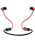 pTron Avento Classic Bluetooth 5.0 Wireless Earphones with Deep Bass & Voice Assistance (Black/Red)