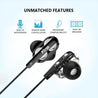 Buy Refurbished - PTron HBE6 Earphone Metal Bass Headphone With Mic ,Get pTron Boom Pro 4D In-Ear Wired Earphones with Mic
