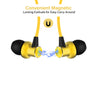 pTron Avento Classic Bluetooth 5.0 Wireless Earphones with Deep Bass & Voice Assistance (Black/Yellow)