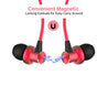 pTron Avento Classic Bluetooth 5.0 Wireless Earphones with Deep Bass & Voice Assistance (Black/Red)