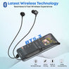 pTron InTunes Classic Bluetooth 5.2 Wireless in-Ear Headphones with Mic, 24Hrs Playback, 13mm Drivers, Punchy Bass, Fast Charging Neckband, Voice Assist, IPX4 & in-line Controls (Black)