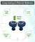 pTron Bassbuds True Wireless Bluetooth Headphones (TWS) with Mic - (Blue)