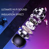 PTron InTunes Pro Magnetic Bluetooth Earphones With Mic For All Smartphones (Grey/Black)