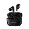 pTron Bassbuds Duo New Bluetooth 5.1 Wireless Headphones with Stereo Audio, Passive Noise Cancellation & Voice Assistant (Black)