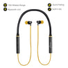 pTron Tangentbeat Magnetic In-Ear Wireless Bluetooth Headphones with Mic - (Black & Yellow)
