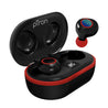 PTron Bassbuds Jets Bluetooth Truly Wireless In-Ear Headphone With Mic (Black and Red)