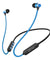 pTron Bassfest Plus Magnetic in-Ear Bluetooth 5.0 Wireless Headphones, Stereo Sound with Bass, IPX4 Water & Sweat Resistant, Voice Assistance, Ergonomic & Lightweight, Built-in Mic - (Black & Blue)
