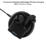 pTron Bassbuds Vista in-Ear True Wireless Bluetooth 5.1 Headphones with Free 5W Wireless Charger, Deep Bass, IPX4 Water/Sweat Resistant, Passive Noise Cancelling Earphone with Built-in HD Mic-(Black)