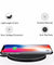 pTron Bullet Wireless WX21 15W Fast Charging Pad with 3A Type-C 1.2 Meter Cable, Compatible with Wireless Charging Enabled Smartphones (Black)