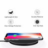 pTron Bullet Wireless WX21 15W Fast Charging Pad with 3A Type-C 1.2 Meter Cable, Compatible with Wireless Charging Enabled Smartphones (Black)