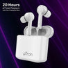 pTron Bassbuds Lite V2 Bluetooth 5.1 Wireless Headphone, IPX4 Water Resistant, Passive Noise Cancellation & Voice Assistant (White)