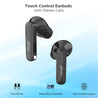pTron Bassbuds Duo New Bluetooth 5.1 Wireless Headphones with Stereo Audio, Passive Noise Cancellation & Voice Assistant (Black)