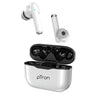 pTron Bassbuds Pixel True Wireless Bluetooth 5.1 Headphones,Deep Bass, Touch Control, Passive Noise Cancellation, Dual HD Mic (White)