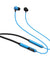 pTron Tangent Pixel ENC Wireless Bluetooth 5.1 Headphones with 30Hrs Playtime, Immersive Audio, Deep Bass, Low Latency Gaming & Music, Type-C Fast Charging, IPX4 Waterproof & Voice Assistance (Blue)