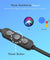 pTron Bassfest Plus Magnetic in-Ear Bluetooth 5.0 Wireless Headphones, Stereo Sound with Bass, IPX4 Water & Sweat Resistant, Voice Assistance, Ergonomic & Lightweight, Built-in Mic - (Black & Grey)